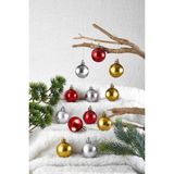 Yılbaşı Çam Ağacı Süsü Renkli 4 Cm 12Li Cici Top