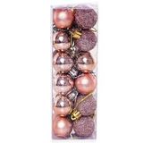 Yılbaşı Çam Ağacı Süsü Rose Gold Top 3 cm 24'lü