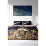 Yılbaşı Çift Kişilik Nevresim Lastikli Çarşaflı Pamuk Saten Shine Nevresim Takımı - Foster - 220 x 220 cm