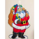 Yılbaşı Çuvallı Noel Baba Şeffaf Asma Süs