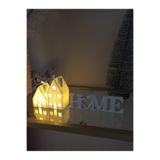 Yılbaşı Evleri ve Home 3 lü Seti 2 ADET LED MUM DAHİLDİR
