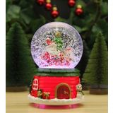 Yılbaşı Kar Küresi Noel Işıklı ve Müzikli Christmas Kardan Adam ve Noel Baba