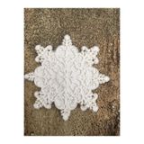 Yılbaşı Kar Tanesi Esnek Aplik No:HS08 Ahşap, Mobilya Yenileme, Mobilya Süsleme 5.5x5.5cm