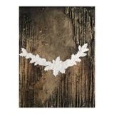 Yılbaşı Kokina Desenli Esnek Aplik No:HS04 Ahşap, Mobilya Yenileme, Mobilya Süsleme 23x7cm