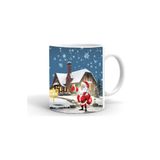 Yılbaşı Noel Baba Baskılı Seramik Beyaz Kupa