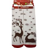 Yılbaşı Noel Christmas Renkli Desenli Soket Havlu Çorap - 36 - 40