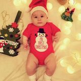 Yılbaşı Noel (Christmas) Temalı Organik Bebek Body Şapka Takımı 6-9 Aylık