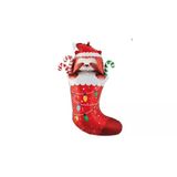 Yılbaşı Noel Çorabı Tilki Folyo Balon 50X75 Cm