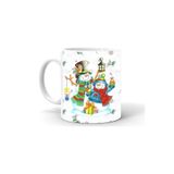Yılbası Noel Temalı Baskılı Seramik Beyaz Kupa, HBYB1074