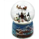 Yilbasi Noel Temali Muzikli Su Kuresi 14X10 Cm