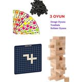 Yılbaşı Oyun Eğlence Seti: Tombala, Kelime Denge Oyunu ve Eğlenceli Oyunlar ile Aile İçin