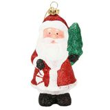 Yılbaşı Simli Ağaç Süsü Noel Baba