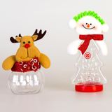 Yılbaşı Şişe Kardan Adam 11cm X 7cm