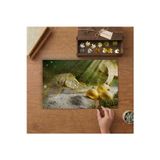 Yılbaşı Süsleri ve Kurdele Tasarımı 240 Parça Ahşap Puzzle Ahşap Kutuda MP00067
