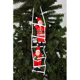Yılbaşı Süsü Merdivenli 2Li Noel Baba 65Cm
