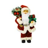 Yılbaşı Süsü Noel Baba Biblo Figür Büyük Boy 32cm - Hediyeleri Ve Çuvalı İle...