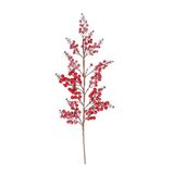 Yılbaşı Süsü Pike Berry Kokina Karlı Kırmızı 100 Cm.