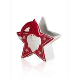 Yılbaşı Süsü Yıldız Obje Vazo 15x8x14 cm