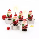 Yılbaşı Temalı Noel Baba Figürlü Mum Seti 4’lü | Yılbaşı Mumu, Yılbaşı Hediyesi, Yılbaşı Sofra Süsleme