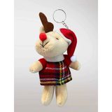 YILBAŞI Temalı Peluş Anahtarlık Çanta Süsü Ağaç Süsü Dekor Süsü Hediye (13-15 cm) (kod:116)