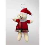 YILBAŞI Temalı Peluş Anahtarlık Çanta Süsü Ağaç Süsü Dekor Süsü Hediye (13-15 cm) (kod:117)