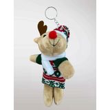 YILBAŞI Temalı Peluş Anahtarlık Çanta Süsü Ağaç Süsü Dekor Süsü Hediye (13-15 cm) (kod:125)