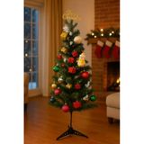 Yılbaşı Yeni Yıl Çam Ağaç Süsü 25 Parça Merry Christmas Yazılı Noel Dekoru Renkli Çam Ağacı Süsleri Vitrin