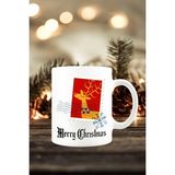 Yılbaşı Yeni Yıl Konseptli Merry Christmas Kupa - 300 cc