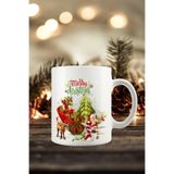 Yılbaşı Yeni Yıl Konseptli Noel Christmas Baskılı Kupa Bardak