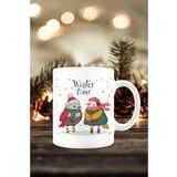 Yılbaşı Yeni Yıl Konseptli Noel Winter Kış Baskılı Kupa Bardak