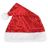 Yılbaşı Yeniyıl Noel Baba Şapkası Pullu Yılbaşı Şapkası