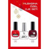 Yılbaşına Özel Oje Seti - Keratin Nail Colour 415-219, Quick Dry Top Coat (Oje Kurutucu)