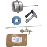 Yıldıray Çay Kazanı Musluğu + Çay Kazanı Şamandırası ve Flatör Sistemi + 1 Paket 5 Adet Musluk Bezi Safir - BEYAZ