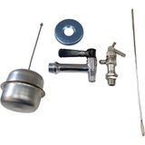 Yıldıray Çay Ocağı Musluğu Çay Kazanı Musluğu Çeşme + Çay Kazanı Şamandırası ve Flatör Sistemi Seti A++ Safir Çay Kazanları - Beyaz