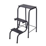 Yıldıray Metal 3 Basamaklı Metal Açılır Katlanır Tabure Merdiven Sandalye