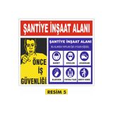Yıldırım 70x100 cm İnşaat levhası , iş güvenliği levhası , uyarı levhası , şantiye uyarı levhası