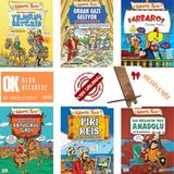 Yıldırım Bayezid - Piri Reis - Yıldırım Bayezid - Barbaros / Eğlenceli Tarih 6 Kitap Set - Metin Özdamarlar