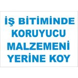 Yıldırım Iş Bitiminde Koruyucu Malzemeni Yerine Koy Levhası