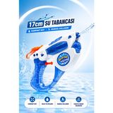 Yıldırım Oyuncak 17CM Su Tabancası – Water Gun Havuz ve Bahçe Eğlence Tabancası Çocuk Su Oyuncağı - Mavi C-915