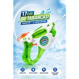 Yıldırım Oyuncak 17CM Su Tabancası – Water Gun Havuz ve Bahçe Eğlence Tabancası Çocuk Su Oyuncağı - Yeşil C-915