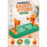 YILDIRIM OYUNCAK 2 Kişilik Parmak Basketbol Oyunu Masaüstü Basket Oyuncağı Mini Basket Atış Oyun Seti