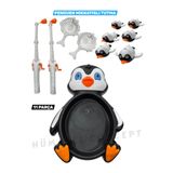 YILDIRIM OYUNCAK 2 Oltalı Mıknatıslı Aksesuarlı Banyo Havuz Oyuncağı Penguen-Mıknatıslı Yakalama Oyunu