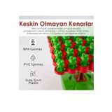 YILDIRIM OYUNCAK 50 Parça Kurbağa Denge Ebeveyn Çocuk Etkileşimi Oyunu Eğitici Oyuncak Kurbağa Ağacı Denge Oyunu