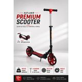 Yıldırım Oyuncak Büyük Tekerlekli Katlanabilir Scooter 3 Kademe Ayarlanabilir Gidonlu 100KG Taşıma Kapasiteli Scooter 12+Yaş - Kırmızı