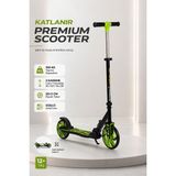 Yıldırım Oyuncak Büyük Tekerlekli Katlanabilir Scooter 3 Kademe Ayarlanabilir Gidonlu 100KG Taşıma Kapasiteli Scooter 12+Yaş - Yeşil