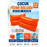 YILDIRIM OYUNCAK Çift Boğumlu Çocuk Yüzme Kolluğu 25x17 cm 6–12 Yaş – Havuz ve Deniz Uyumlu Şişme Yüzme Öğrenme Kolluk Seti