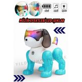 YILDIRIM OYUNCAK Dans Eden Robot Köpek Müzikle Senkronize Hareket Eden Kuyruk Sallayan Eğlenceli Oyun Arkadaşı 17 cm