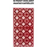Yıldırım Oyuncak Mantar Kapsül 10 Paket 1440 Adet Kapsül - Kovboy Nostaljik Oyuncak Silah Mermisi Mantar Mermi - Beyaz