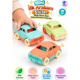 Yıldırım Oyuncak Mini Ilk Arabam 9,5cm 3'lü Set - Minik Ellere Uygun Oyuncak Araba 18 Ay+ - Renkli