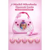 YILDIRIM OYUNCAK Müzikli Mikrofonlu El Çantası | MP3 Çalar, 10 Müzik, 10 Dans Şarkılı, Ses Efektli Işıklı Oyun Seti